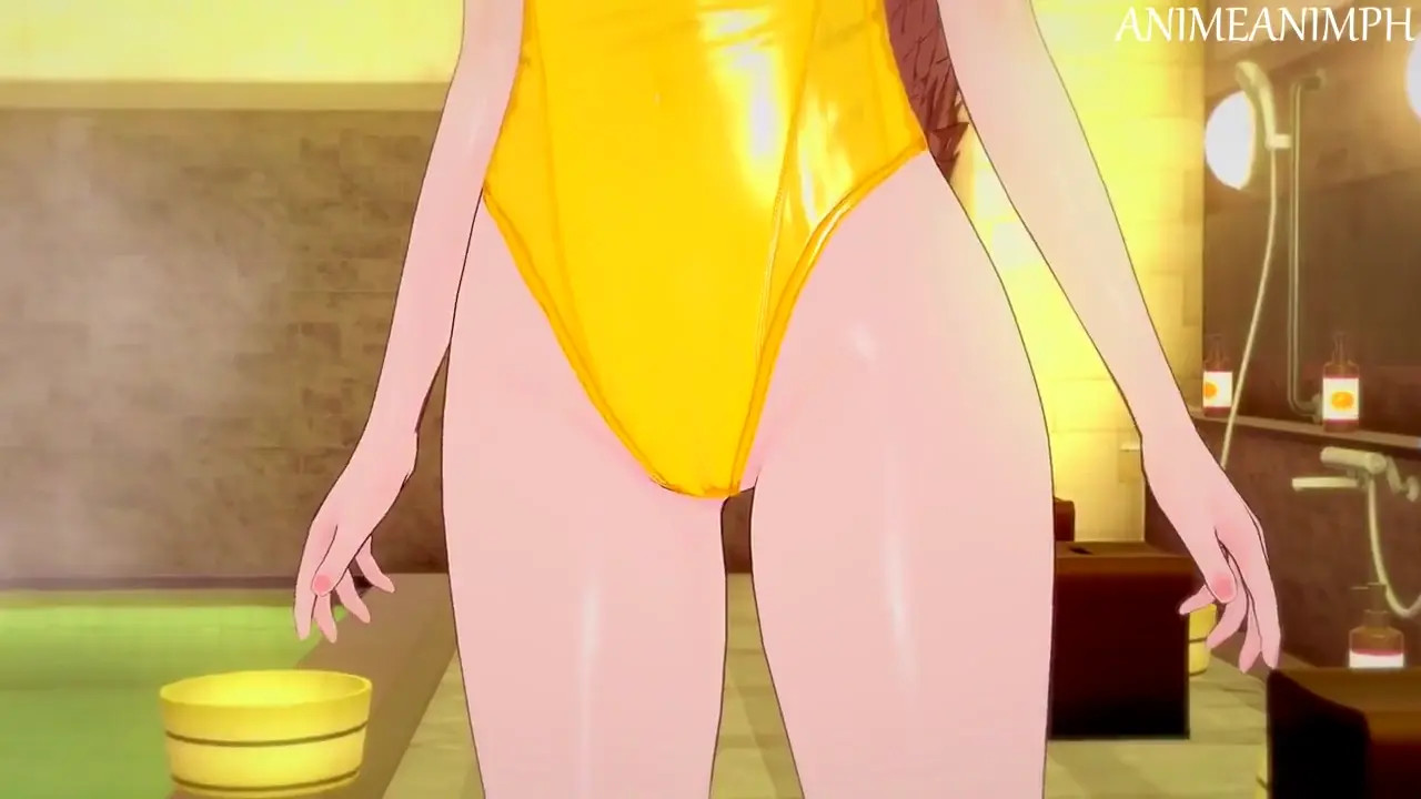 VTuber - Fucking Inugami Korone in the Bath