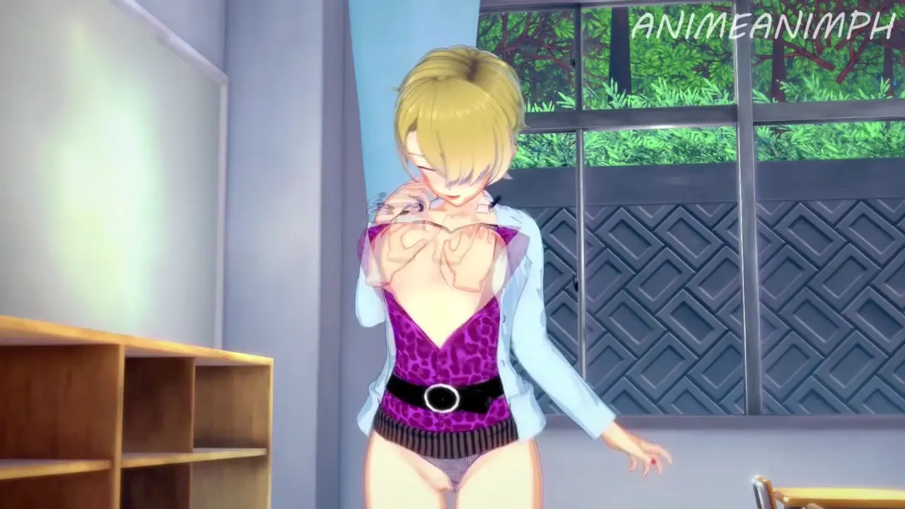3D Hentai - Horny Teacher with Big Boobs Fucks her Student