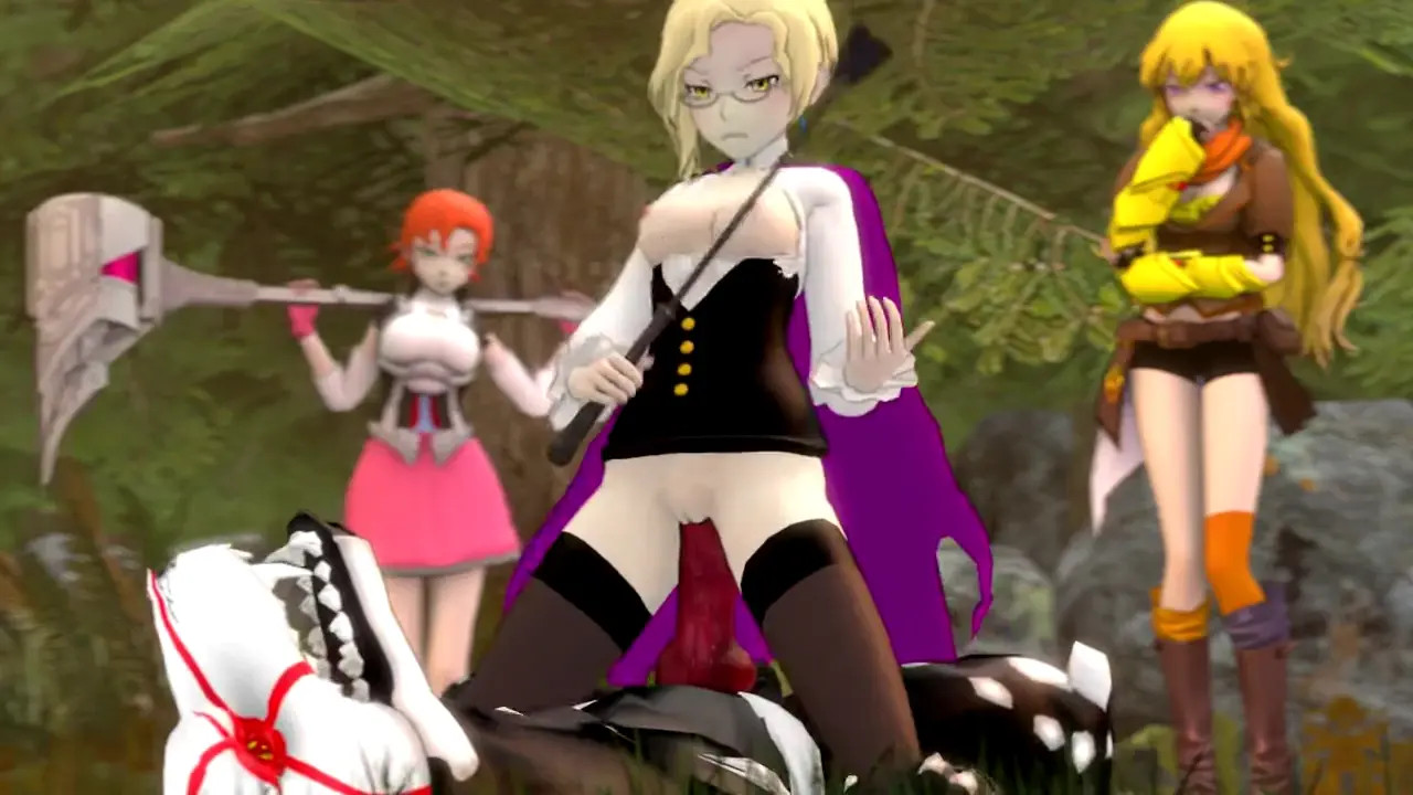 Glynda rides a beowolf