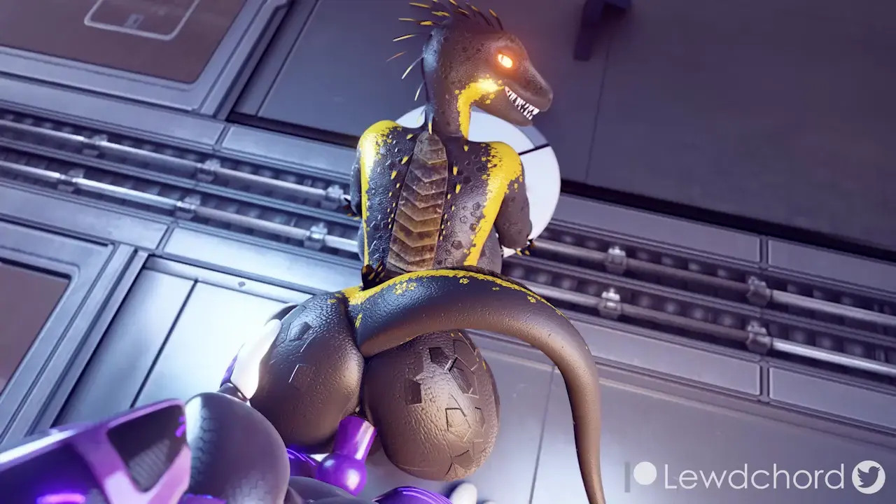 Lizard Fucked by Futa Robot [Lewdchord]