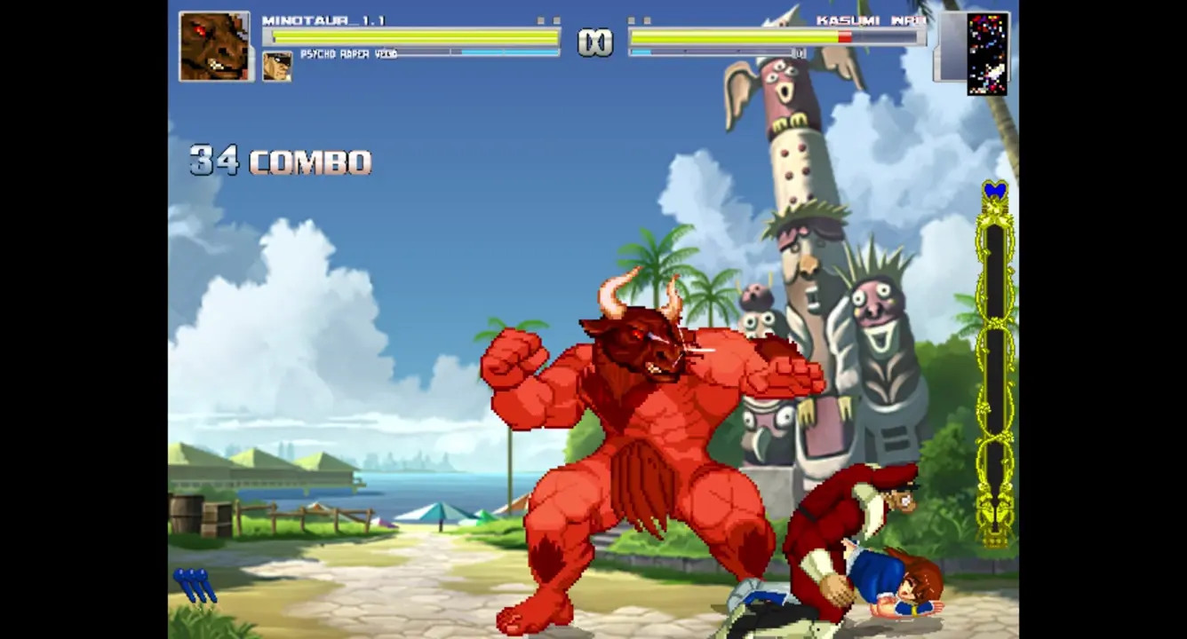 Minotaur team vs kasumi