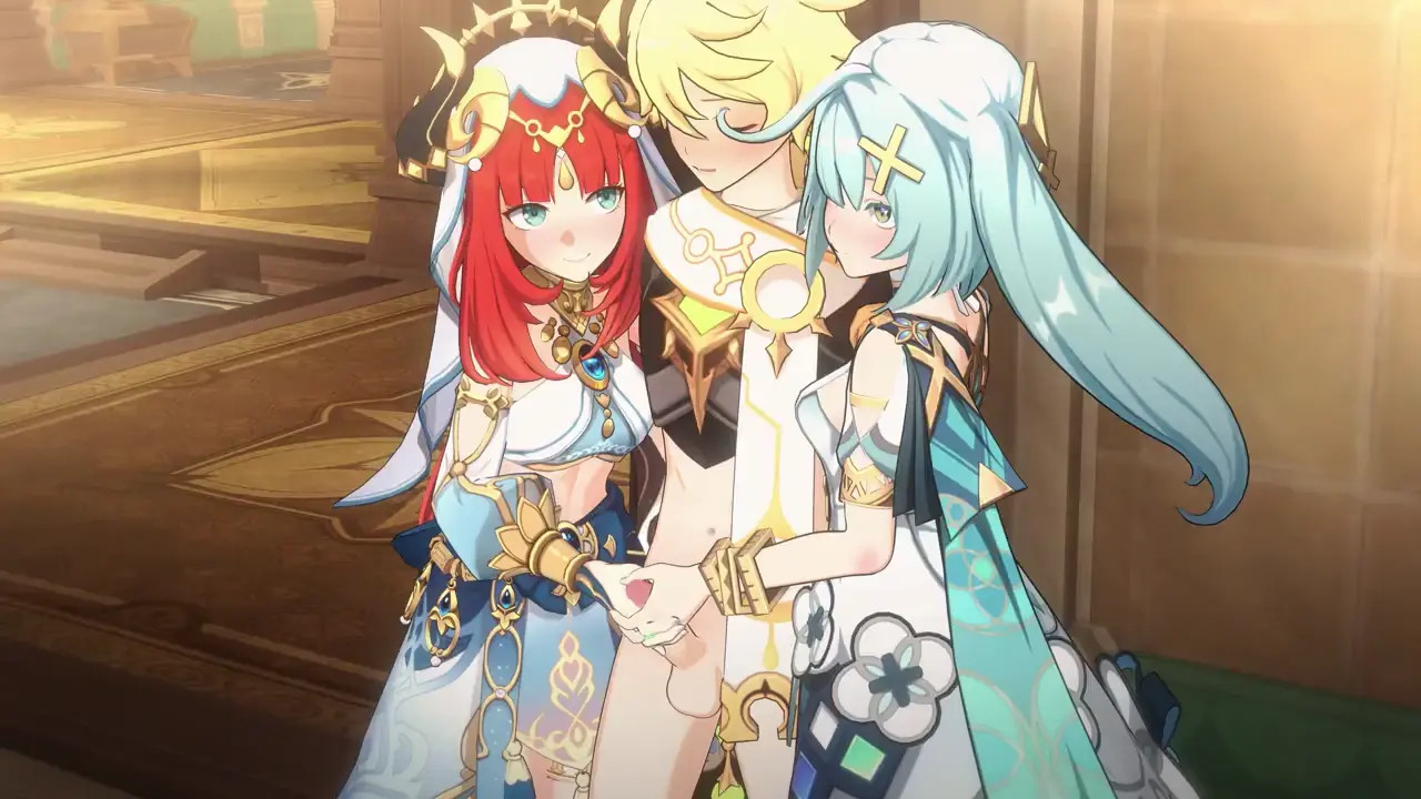 Nilou & Faruzan Double HJ ANIMATION (4K) (Combined) [PastaPaprika]