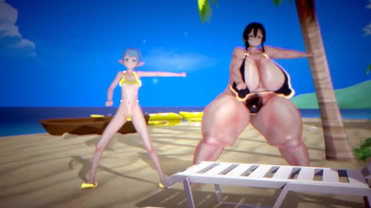 Elise & Selena California Gurls Meme Dance Sex