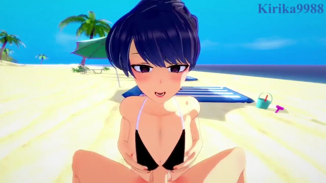 Komi Can't Communicate - Shūko Komi has intense sex on the beach