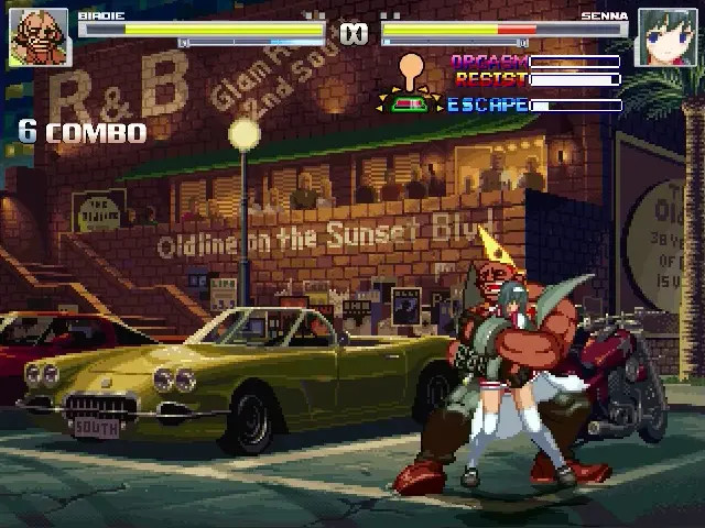 (Mugen ryona)Birdie VS Senna