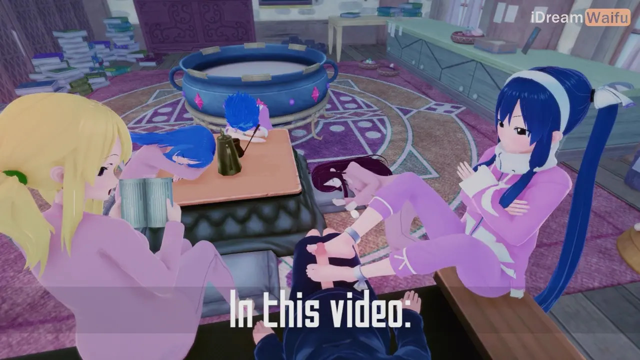 Fairies Having Fun - Fairy Tail: Koikatsu Animation