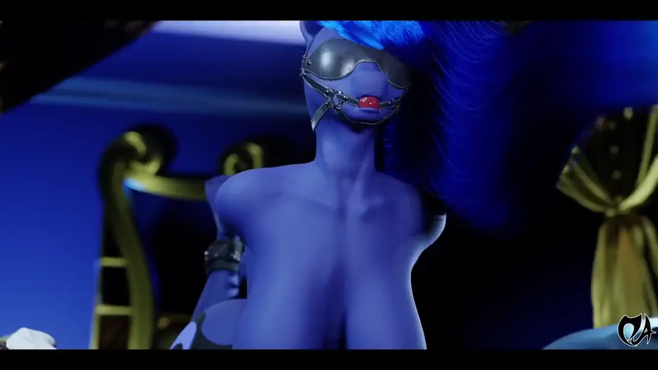 Luna Struggling on the Bed [DeadAir3d]