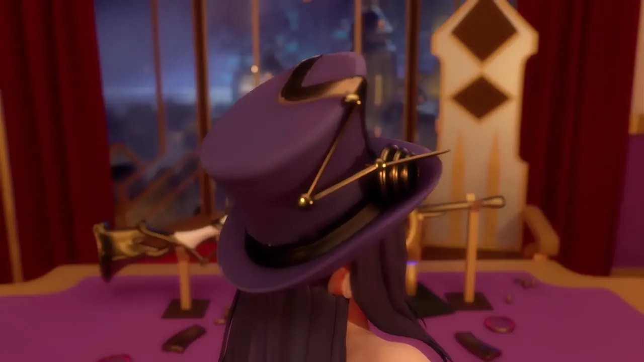 [60FPS+4K] Caitlyn's Office Work [Shidosan3D]