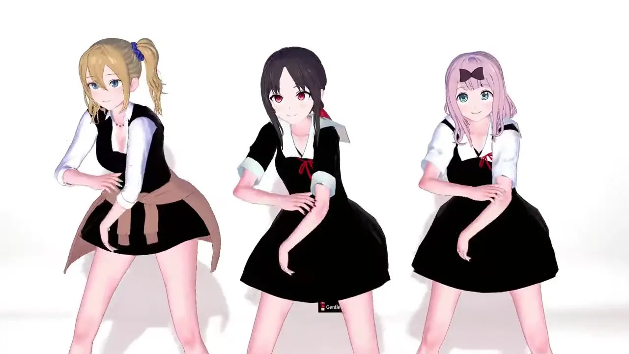 Kaguya, Hayasaka and Fujiwara special vibrator dance