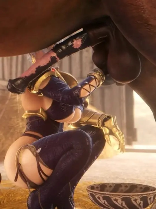 Ivy Valentine Taking Hottie Care of Her Horse - Noname55