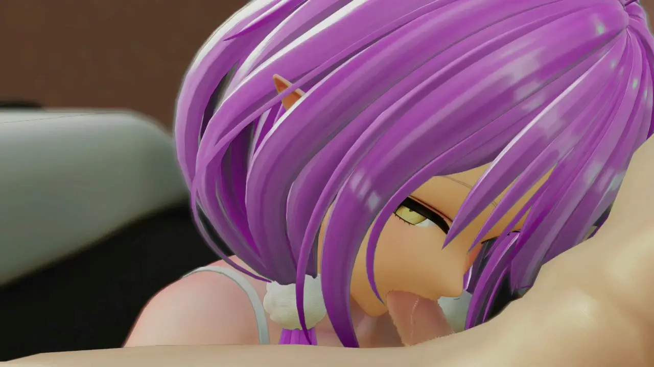 Hololive Yukihana Lamy Blowjob Creampie Hentai Vtuber MMD 3D Pink Hair