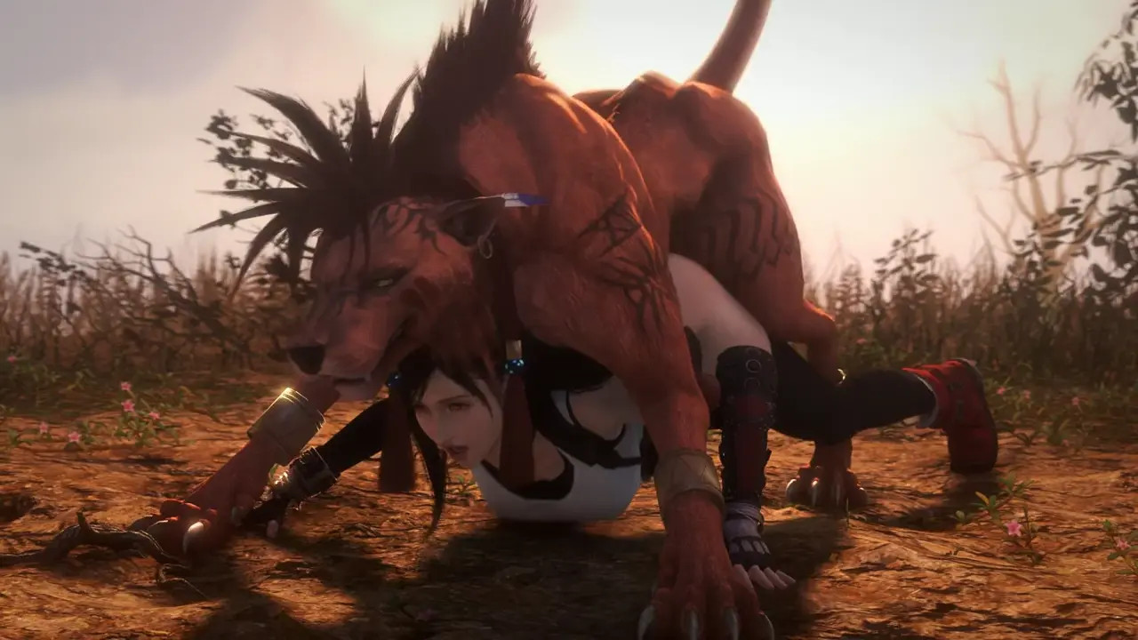 Tifa & Red Enjoying Some Playtime (noname55)
