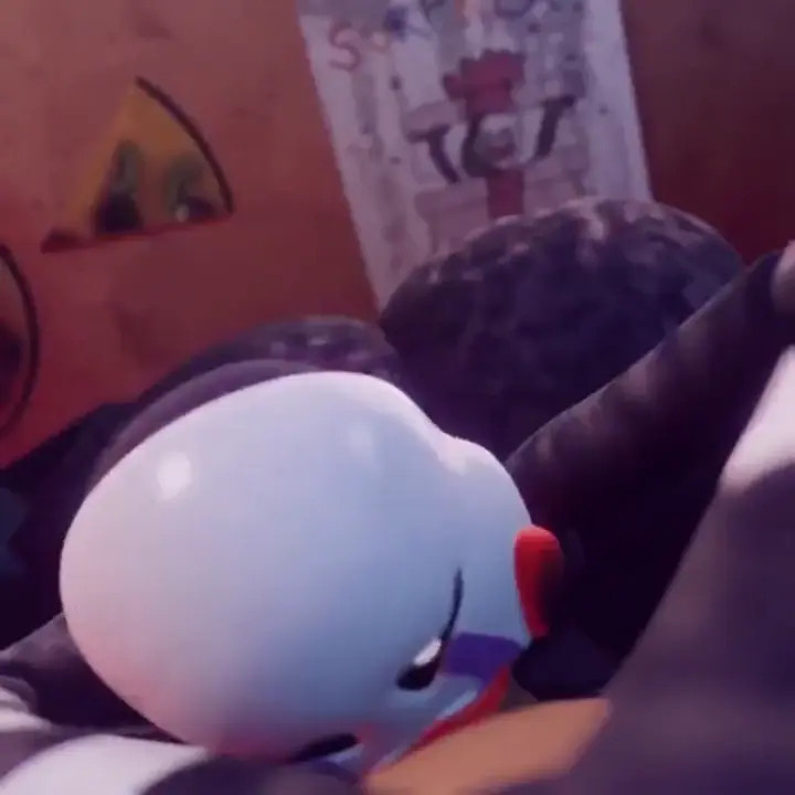 Puppet gives up a blowjob