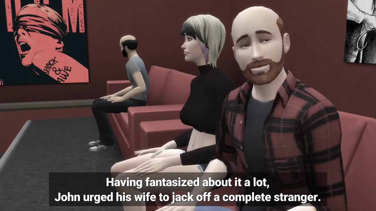 Cuck Shares his Wife with Strangers from Cinema - Part 2