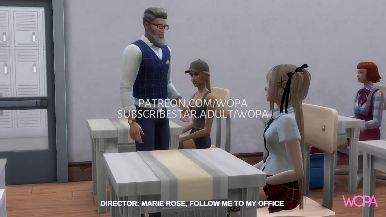 SHE COULD NOT RESIST THE DIRECTOR'S CHARM
