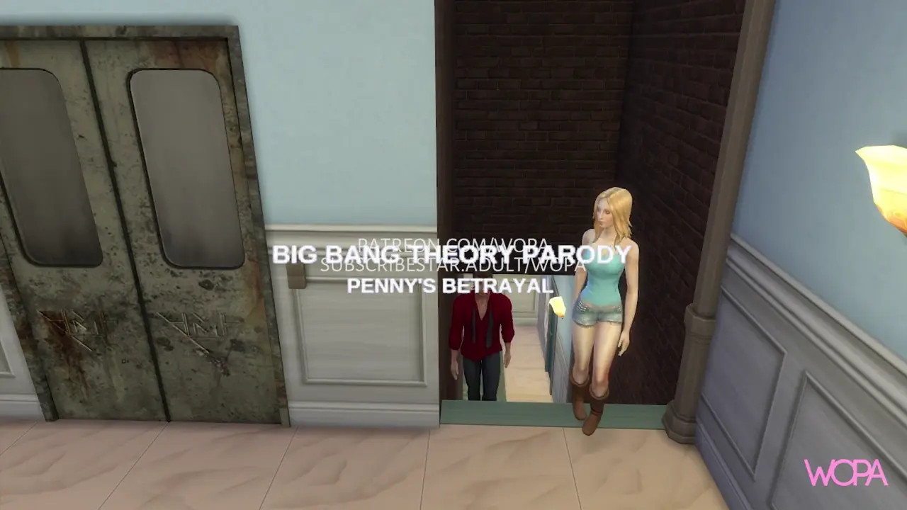 Penny cheating on Leonard with friend who came to visit