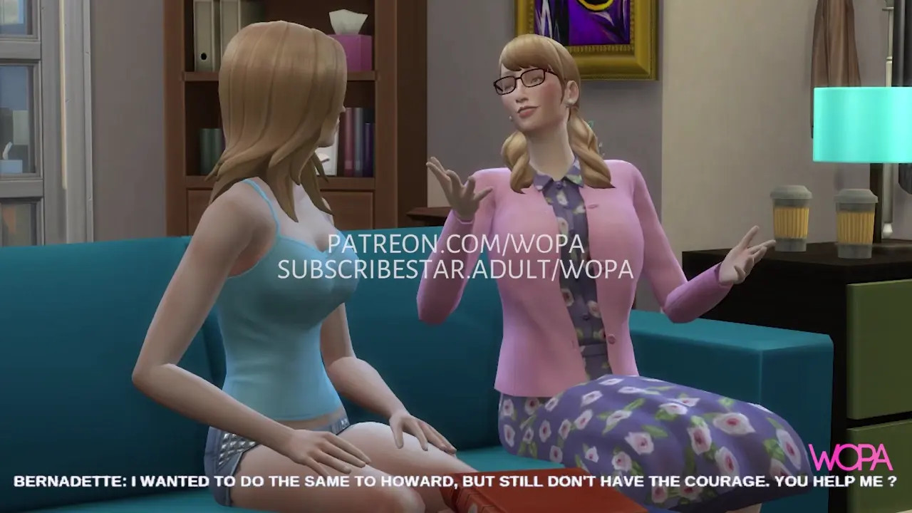 Penny and Bernadette cheating on Leonard and Howard