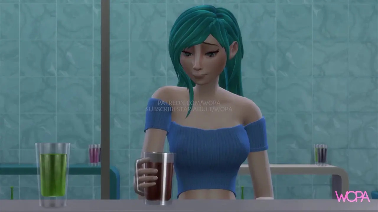 To earn money to pay the bills, she makes a big ass with her friend and 5 men