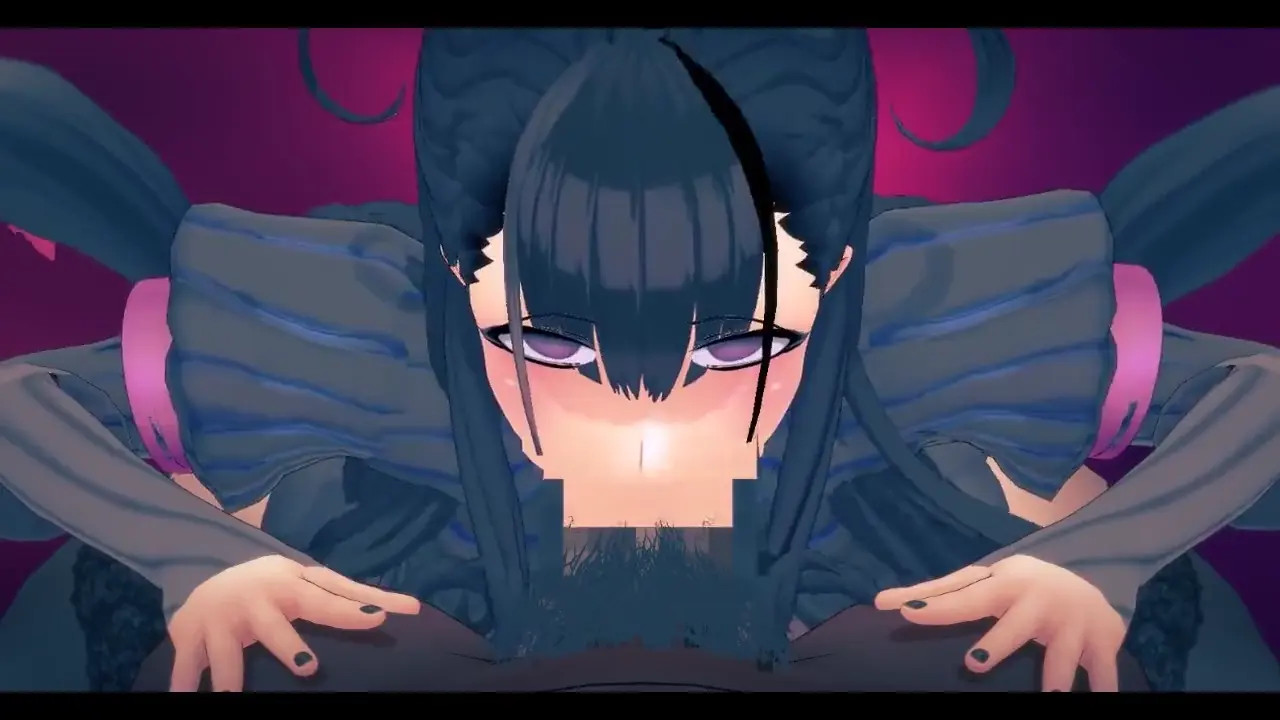 Kako is too absorbed in her work to realize that she is making vulgar sounds with a v