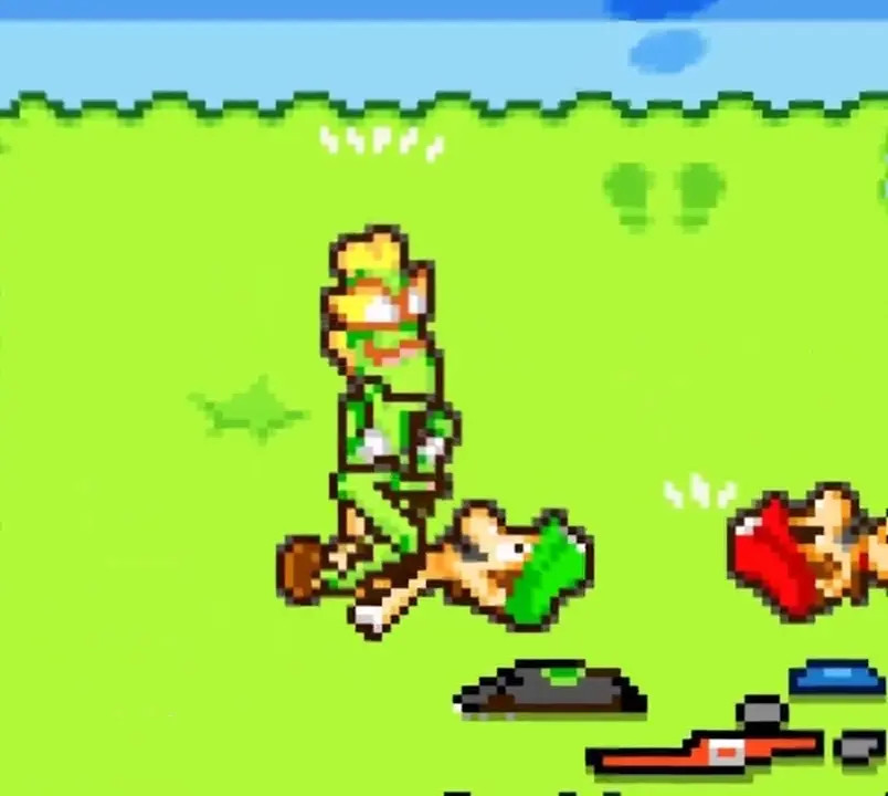 Mario and luigi x harhall