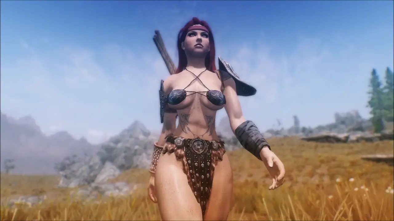Nord Huntress fucks her pet Troll