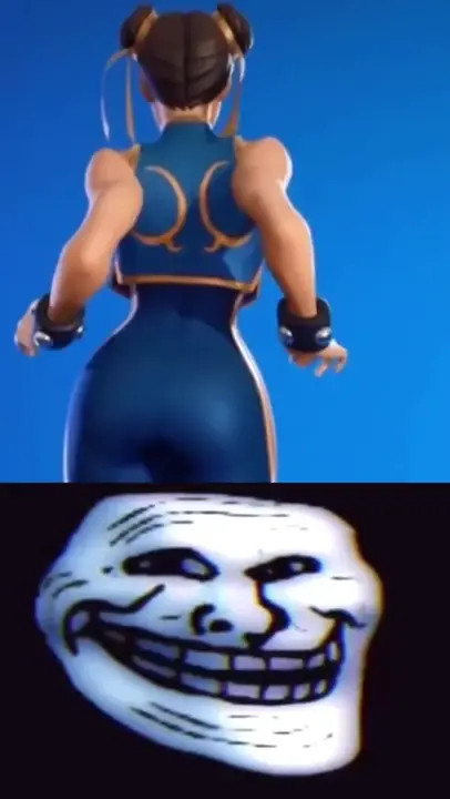 Fortnite Chun-Li (Troll Face short HMV/EDIT)