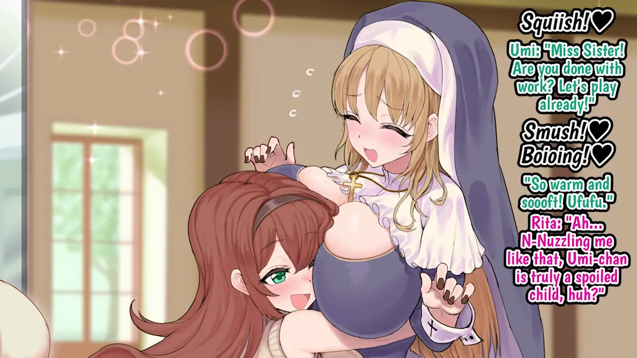 THE FUTANARI NUN AND THE YOUNG SEDUCTRESS - Voice Acted, Act 1 [Blacktan][1080p]