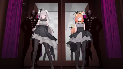 Changing room Sakurako and Mari