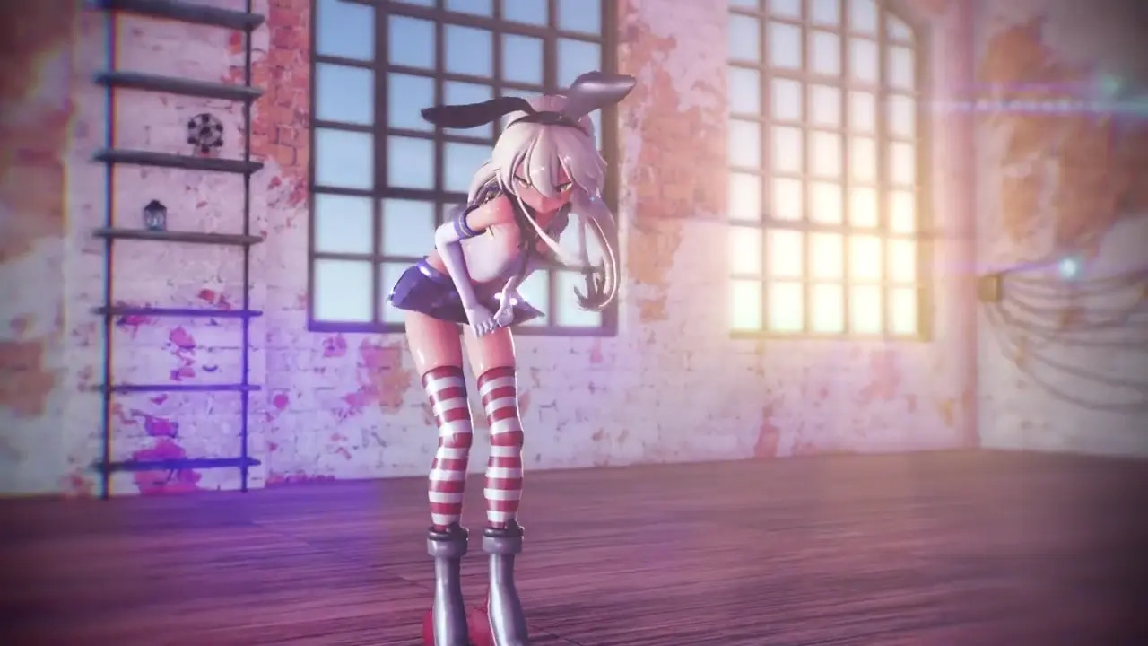 Shimakaze - Apple Pie [MMD R18] ThatOneGuy