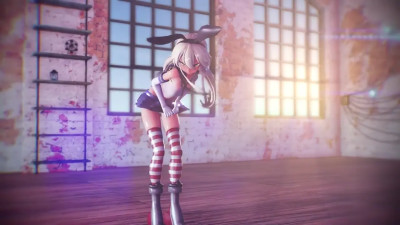 Shimakaze - Apple Pie [MMD R18] ThatOneGuy