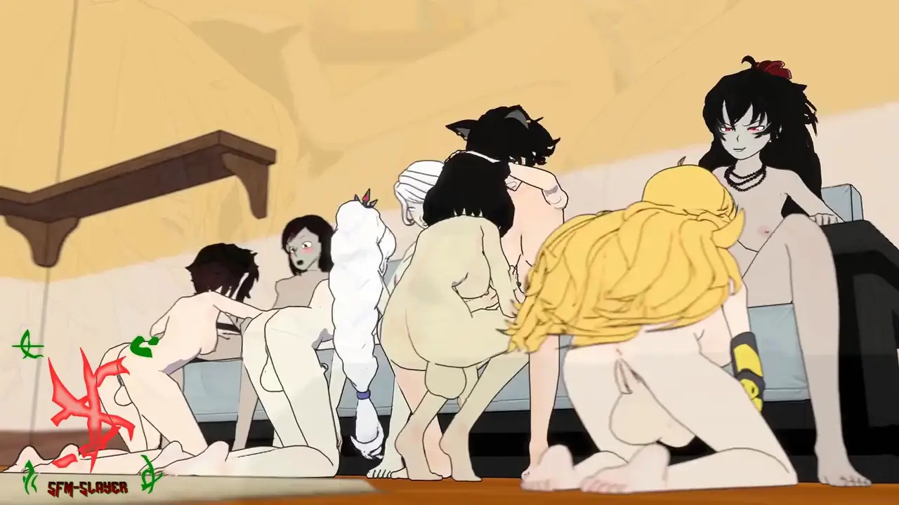 Team RWBY sucking off their Moms [SFM-Slayer]