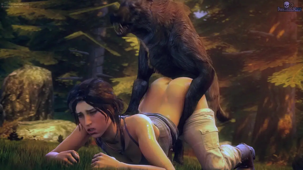 Lara's new friend in the forest