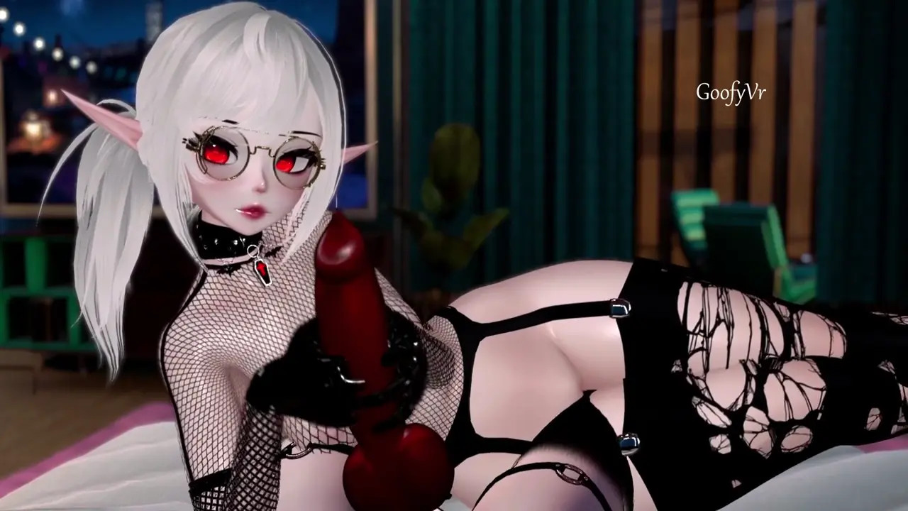 Cute Vampire has fun with a Knot