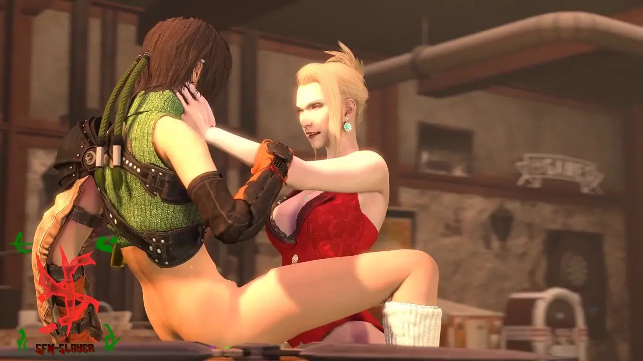 Scarlet fucking Yuffie in her ass [SFM-Slayer]