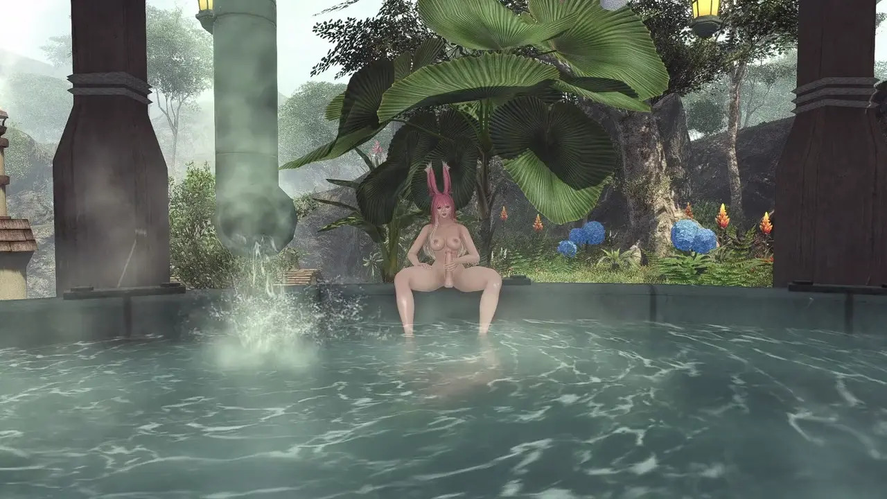 Lewd bunnygirl get caught