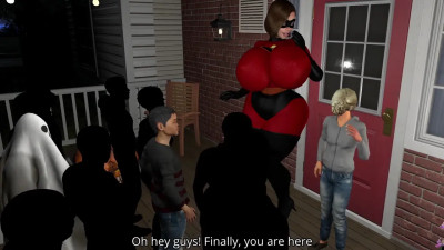 (CrimsonPose3D) Halloween Special NTR