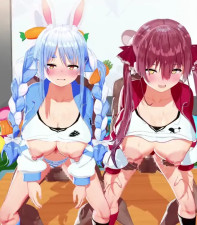 Pekora & Marine Gymnastics Sex #2 [RabbitMilk]