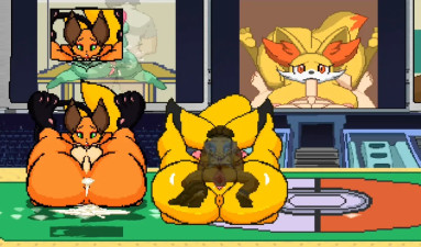 Pikachu enjoys mating with a gay friend!