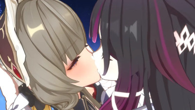 Columbina x Sandrone Kissing 4K