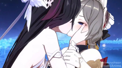 Columbina x Sandrone Kissing [Sound version]