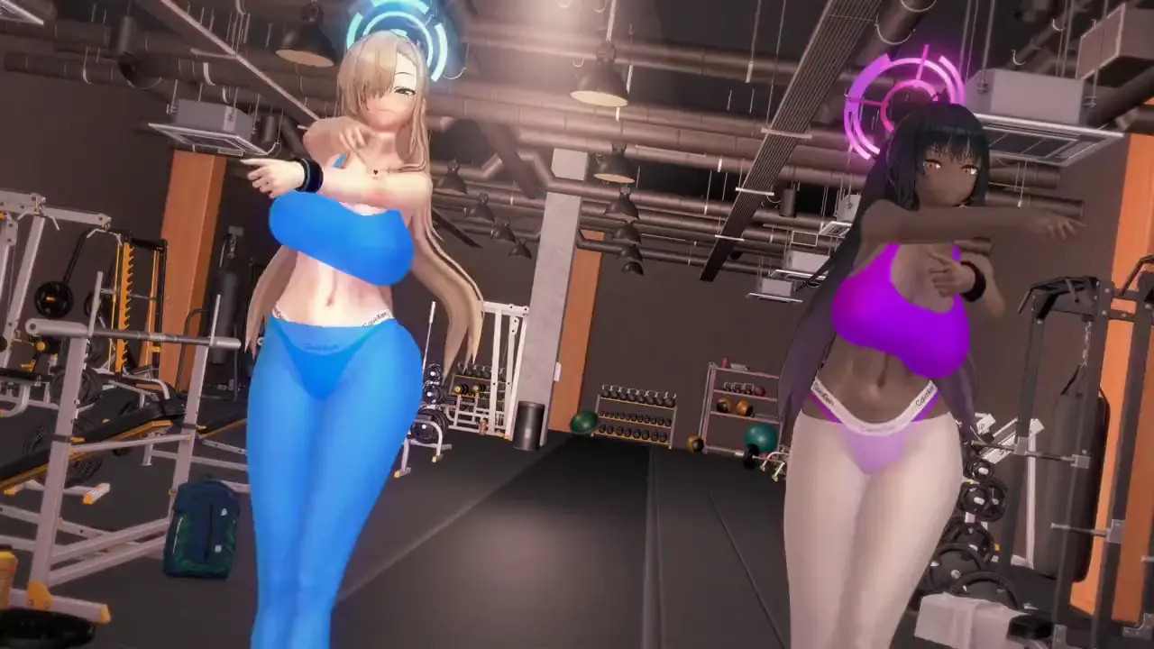 Baam - Asuna and Karin Blue Archive [SeruMMD]