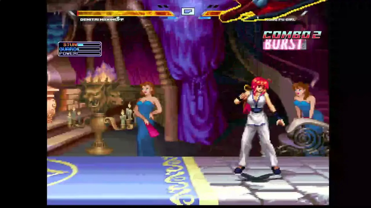 Kung Fu Girl Enters Demitri Maximoff's lair