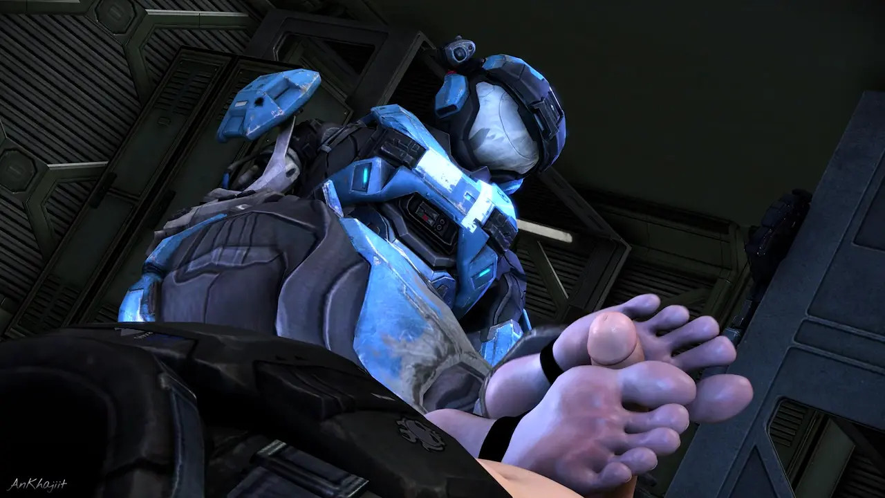 [AnKhajiit] Kat's Sideways Footjob (Full Armor)