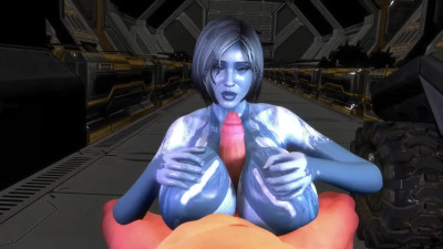 (CrimsonPose3D) Cortana x Chief