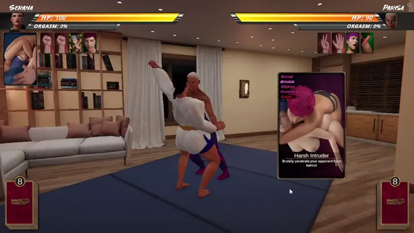 Naked Fighter 3D - Serana VS Parisa