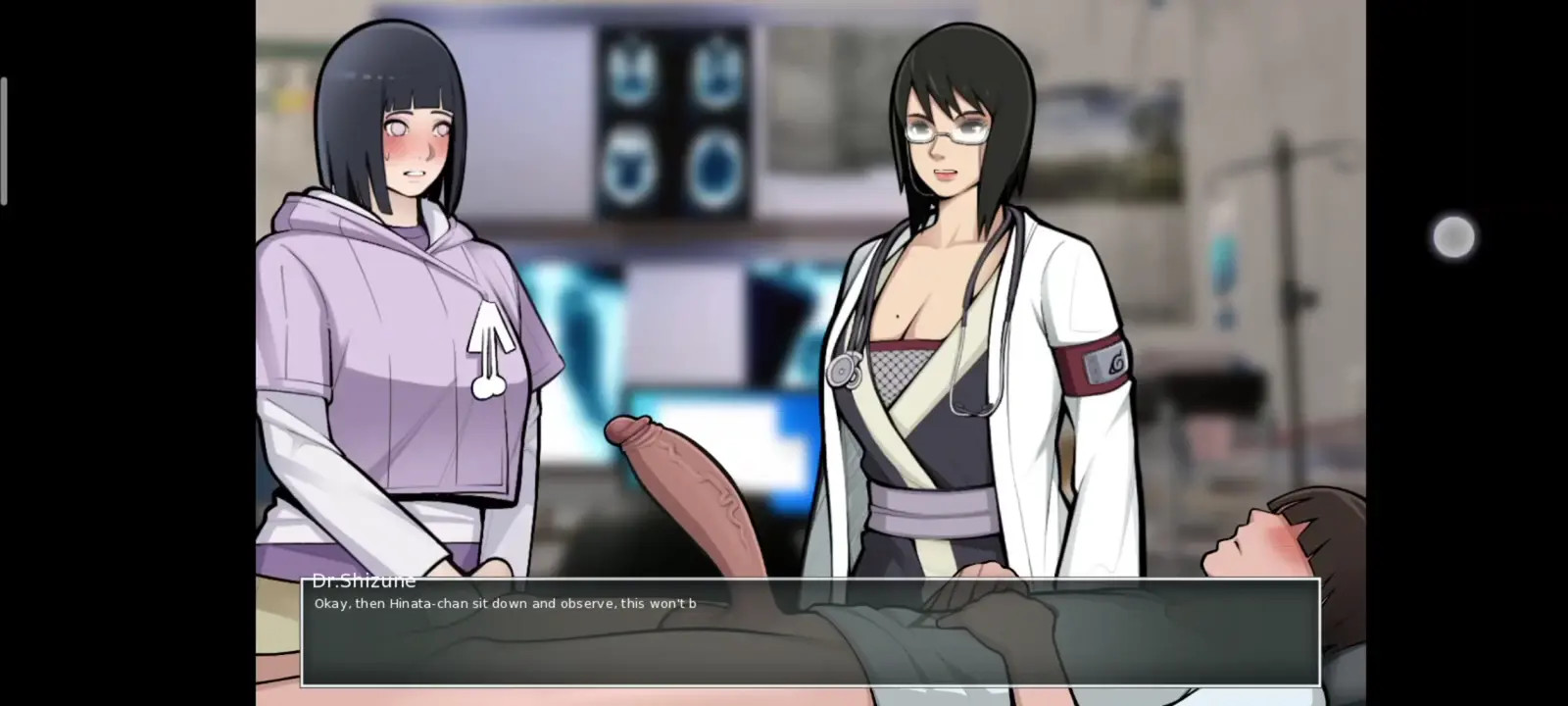 Handjob by Shizune ( Hokage's Adopted Son )