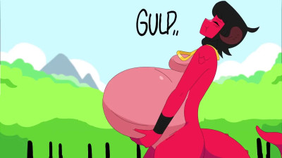 Oral vore by lewdlemage