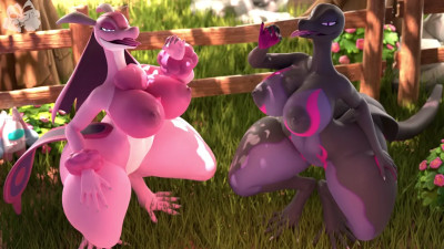 Salazzle and Lovander animation