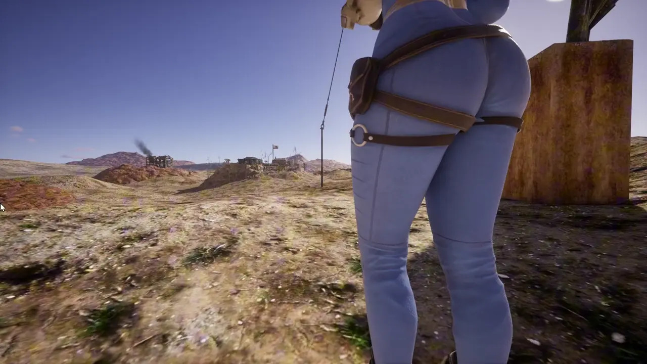 vaultgirl fucks deathclaw to escape