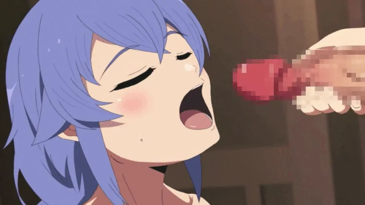 Roxy recibe una eyaculación en la cara (con voz)